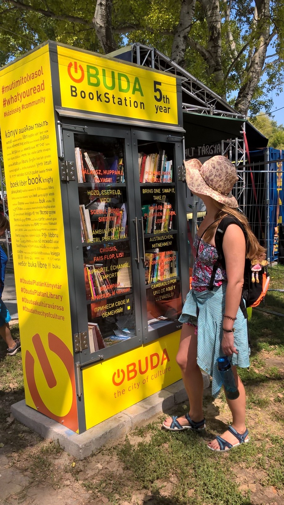 Óbudai KönyvMegálló 5. éve a Sziget Fesztiválon